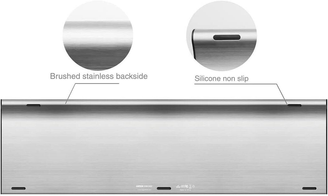 بدنه آلومینومی کیبورد ARTECK HW192 | لاکچری لپ تاپ