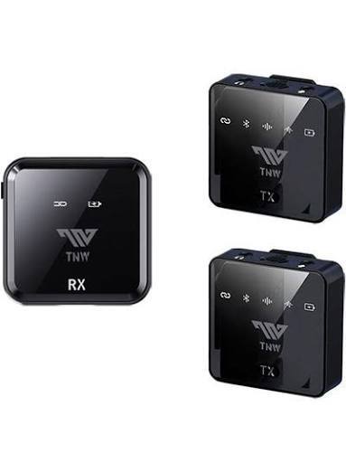 میکروفون وایرلس یقه ای دو فرستنده و یک گیرنده TNW TW-N9 کیف و متعلقات