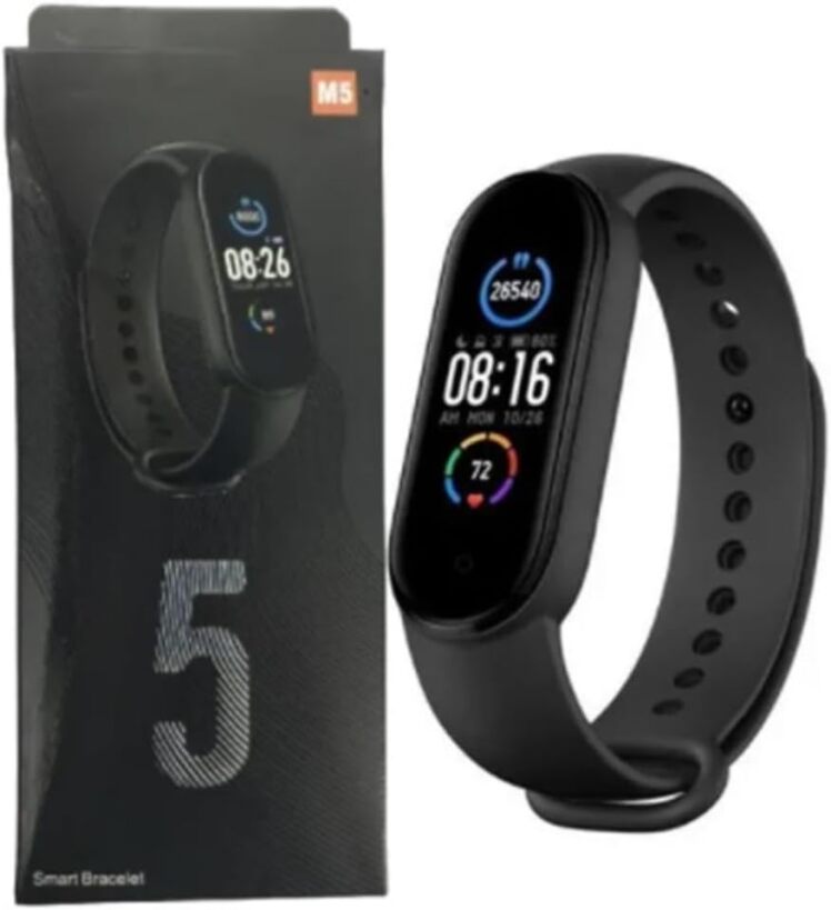 ساعت هوشمند M5 Smart Bracelet با طراحی اسپرت و بند مشکی
