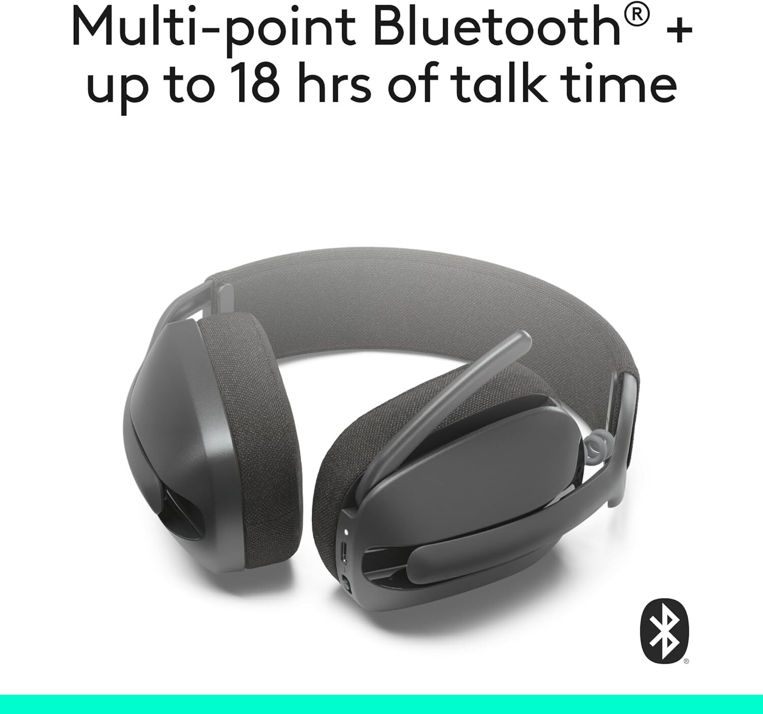  بالشتک نرم هدست Logitech Zone Vibe 100 با راحتی بالا | لاکچری لپ تاپ 