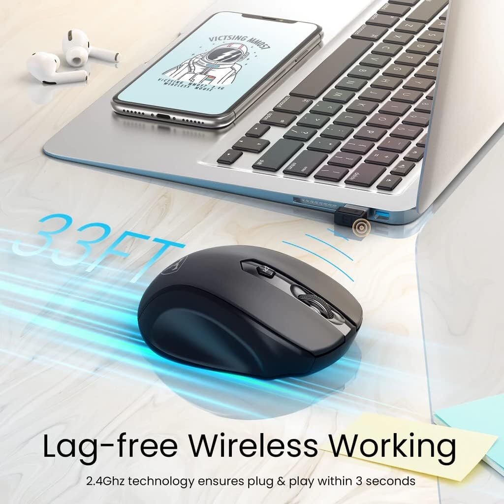  2.4G Wireless Mouse D-09 for PC, Computer | لاکچری لپ تاپ 