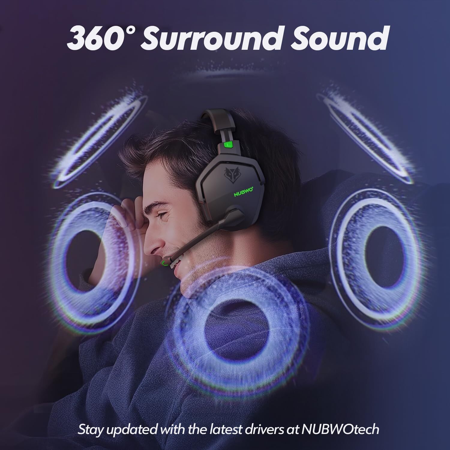  خرید هدست گیمینگ NUBWO G06 Black Headset Gaming | لاکچری لپ تاپ 