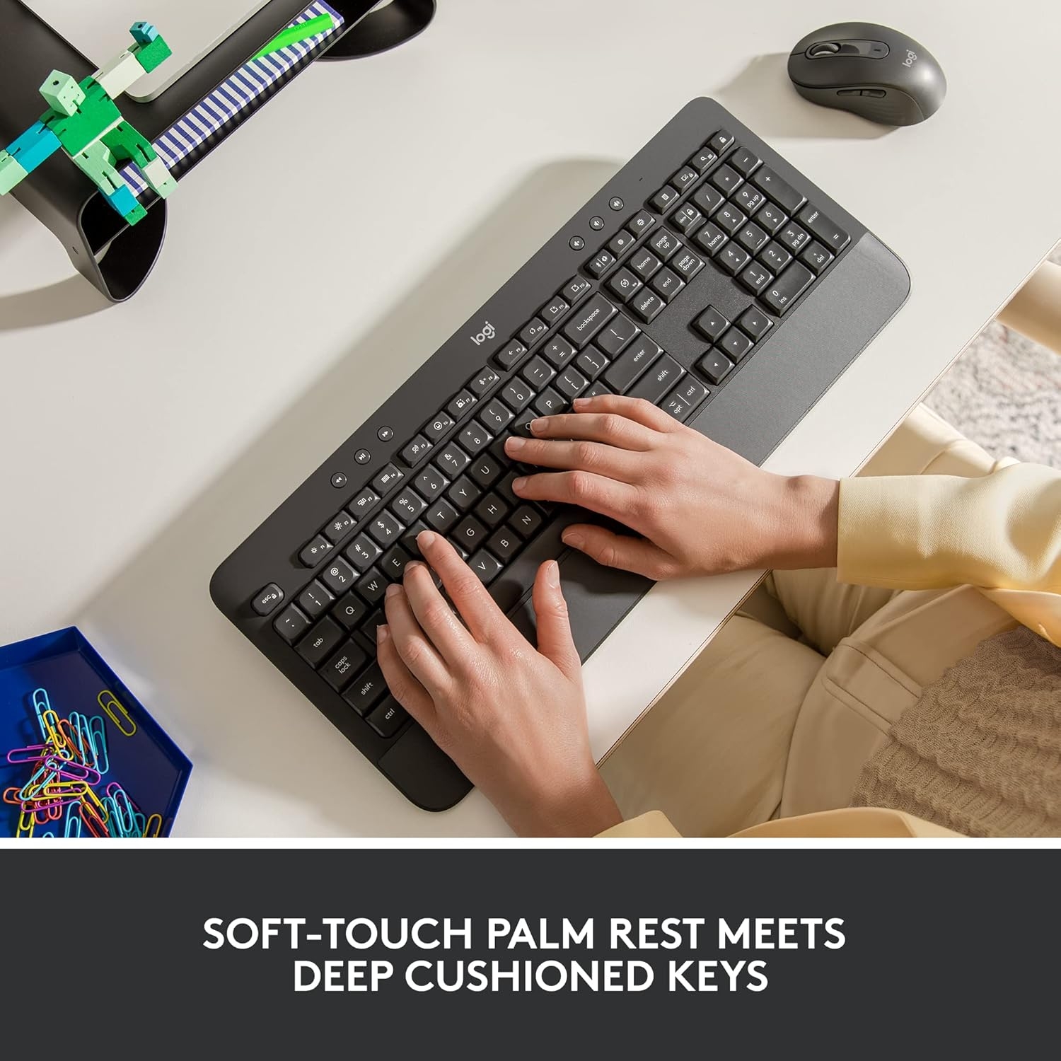  خرید و قیمت کیبورد لاجیتک Logitech Signature K650 مشکی | لاکچری لپ تاپ 