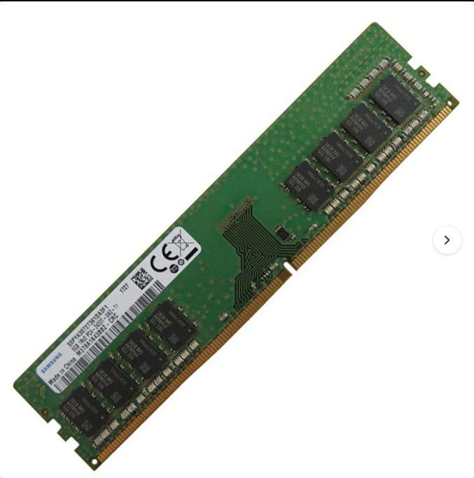 رم 8 گیگابایت دسکتاپ DDR4 تک کاناله 2400 مگاهرتز CL17 سامسونگ مدل M378A1K43BB2-CRC