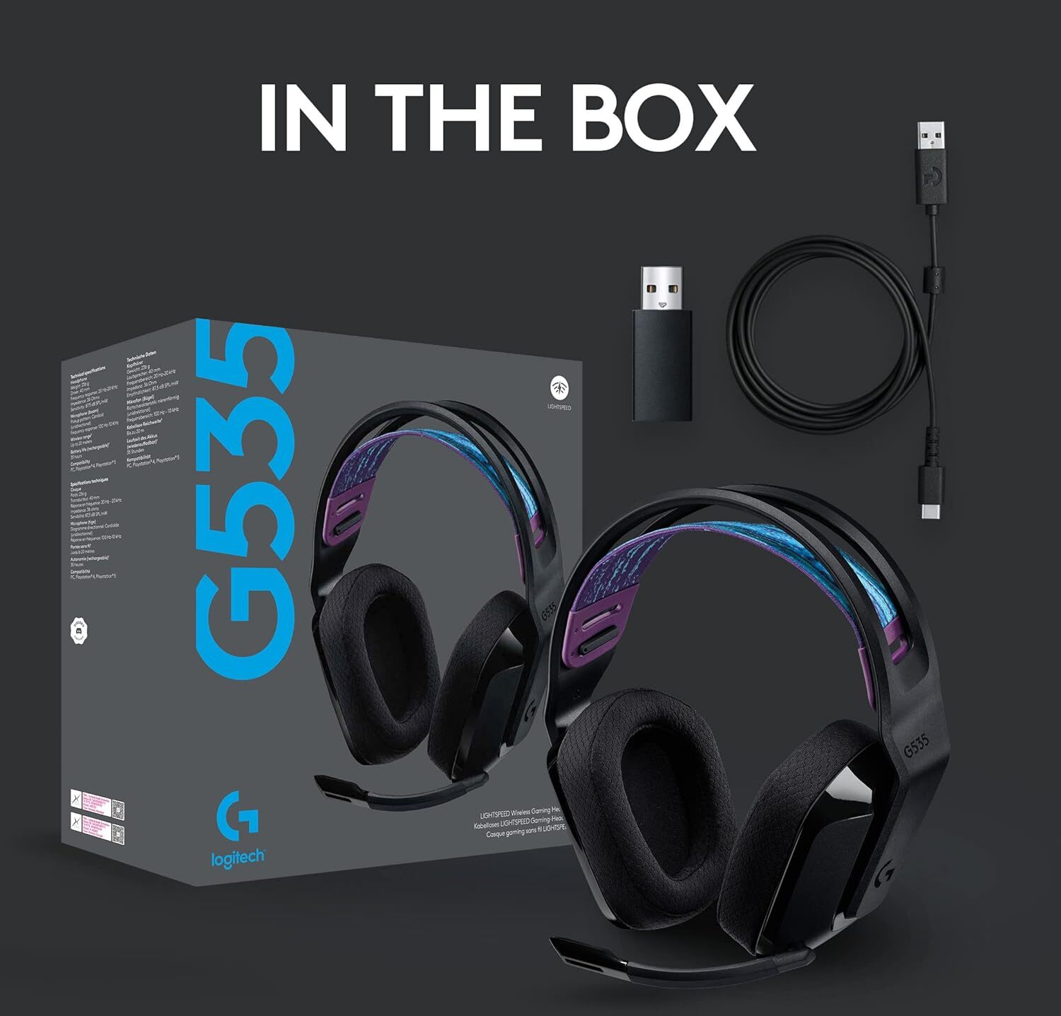  خرید و مشخصات فنی هدست لاجیتک Logitech G535 | لاکچری لپ تاپ 