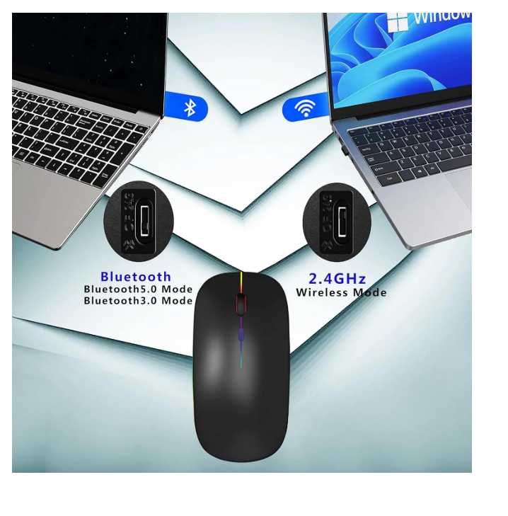 WREANU 2.4GHz & Bluetooth Mouse RGB