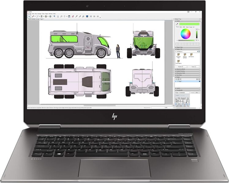 لپ تاپ لمسی اچ پی HP ZBook Studio 15 G5 X360 | لاکچری لپ تاپ