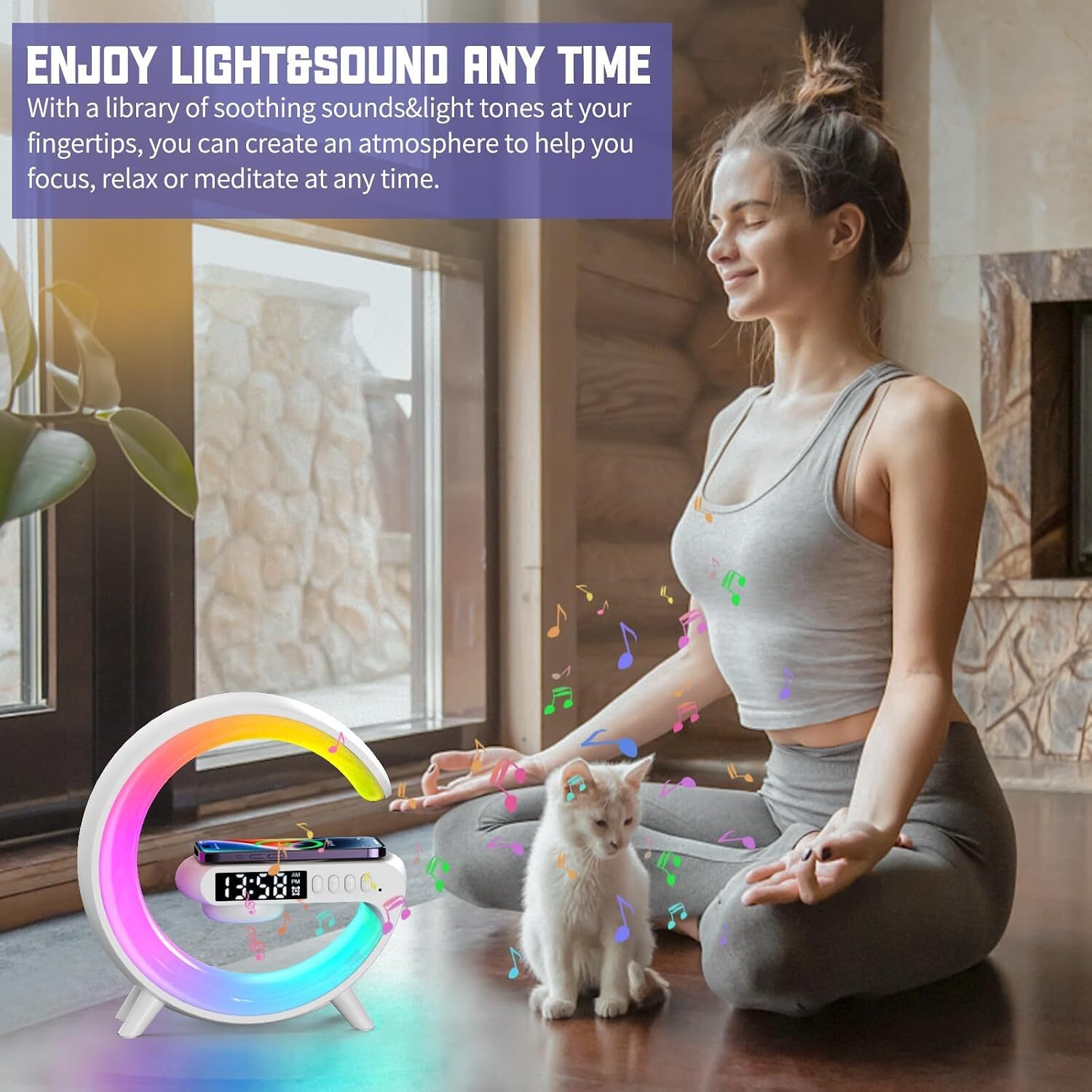 اسپیکر بلوتوثی Domigard Machined G RGB با قابلیت پخش موسیقی و صدای شفاف 
