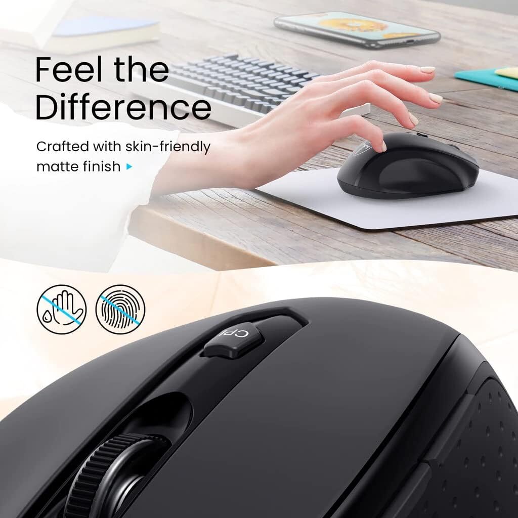  خرید و قیمت موس بی سیم آلمانی Wireless Mouse D-09 اصل | لاکچری لپ تاپ 