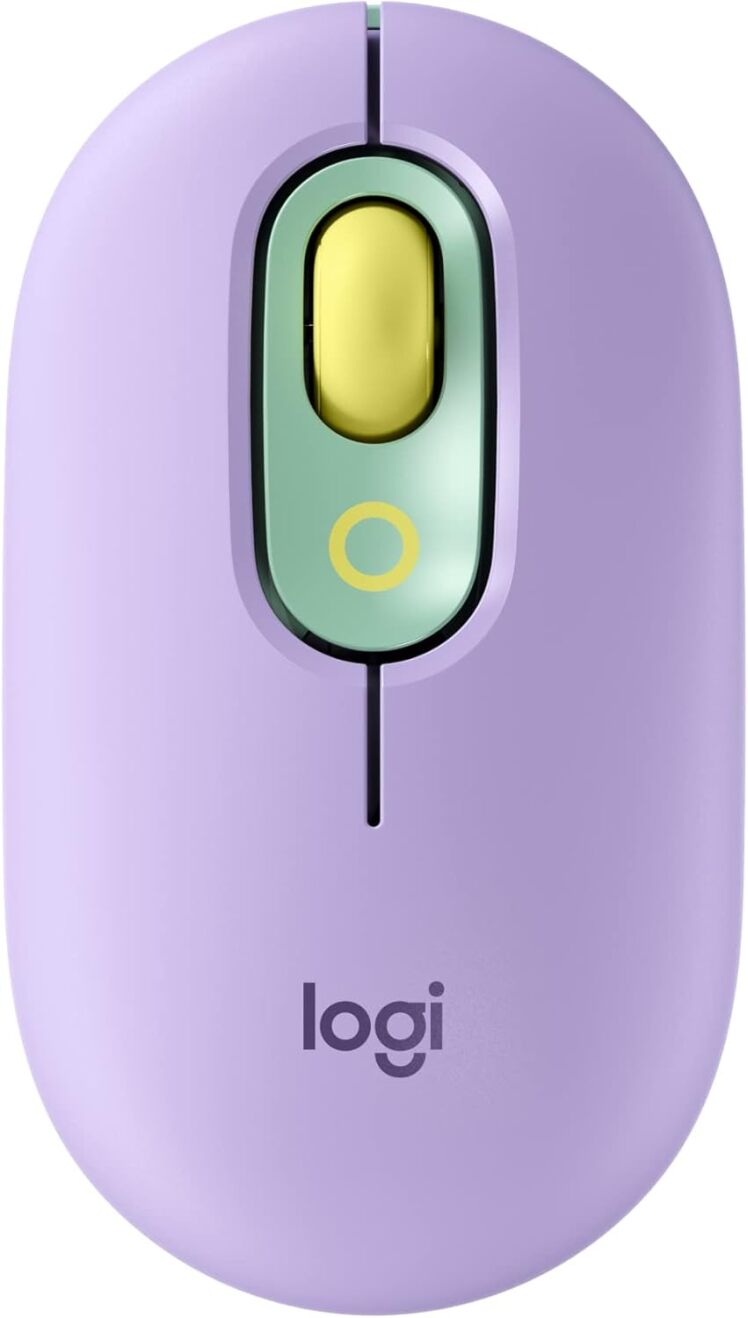 موس بلوتوثی لاجیتک Logitech Pop Mouse بنفش آکبند نو | لاکچری لپ تاپ