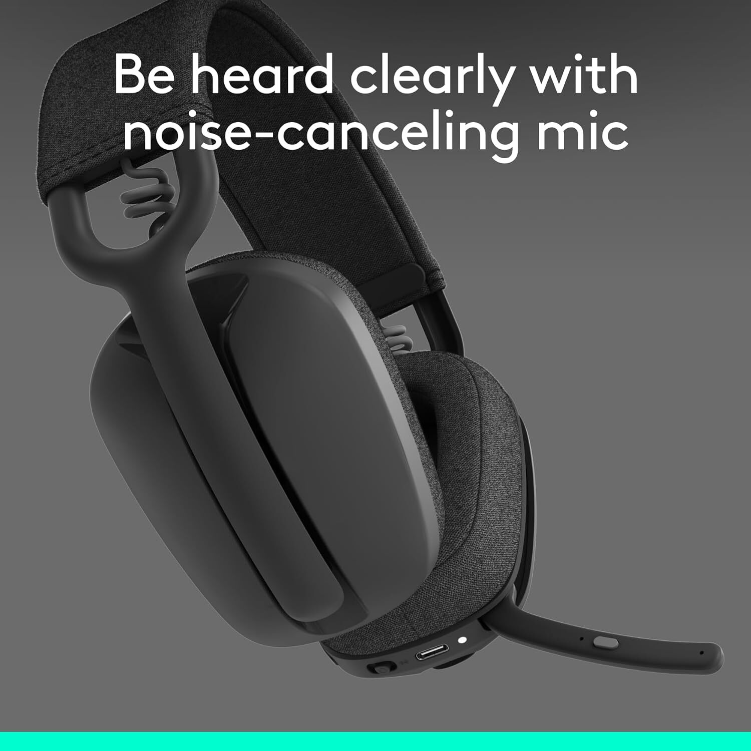  هدبند نرم و سبک هدست Logitech Zone Vibe 100 برای استفاده طولانی | لاکچری لپ تاپ 