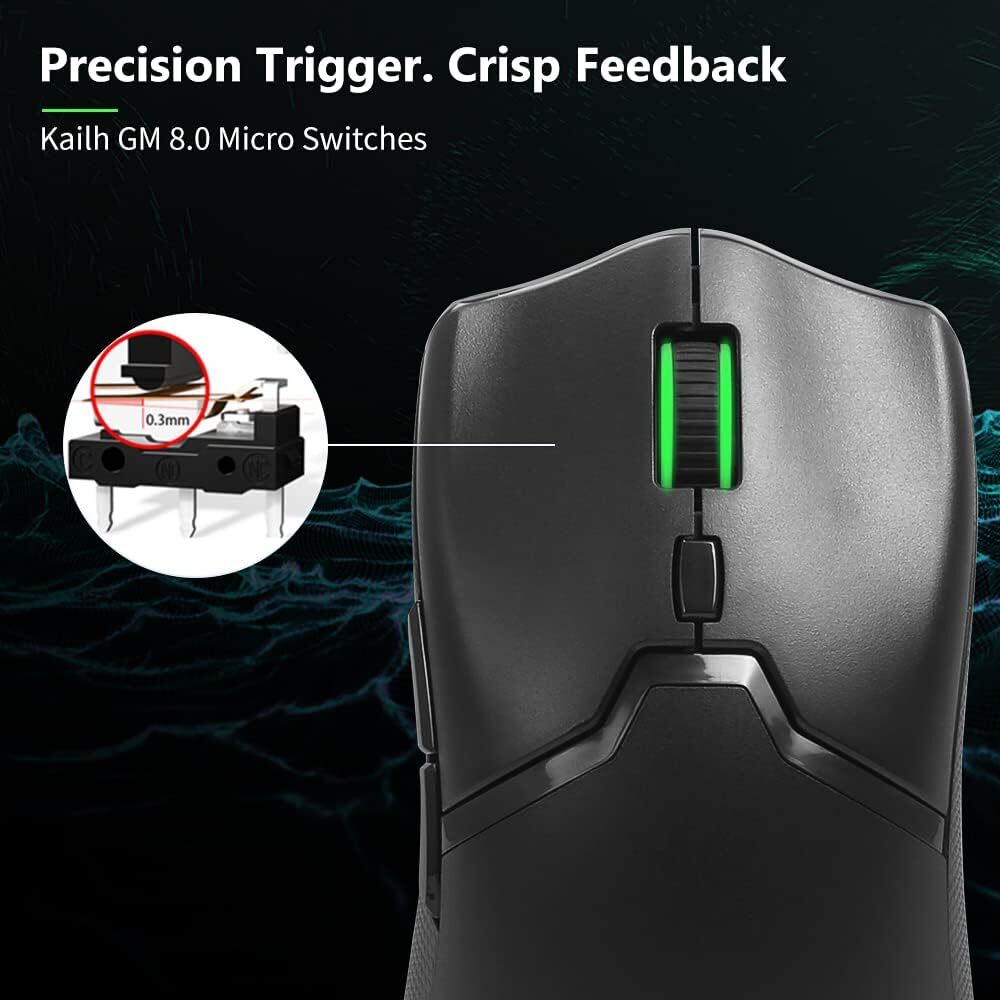  قیمت موس گیمینگ وایرلس شارژی Delux M800Pro | لاکچری لپ تاپ 