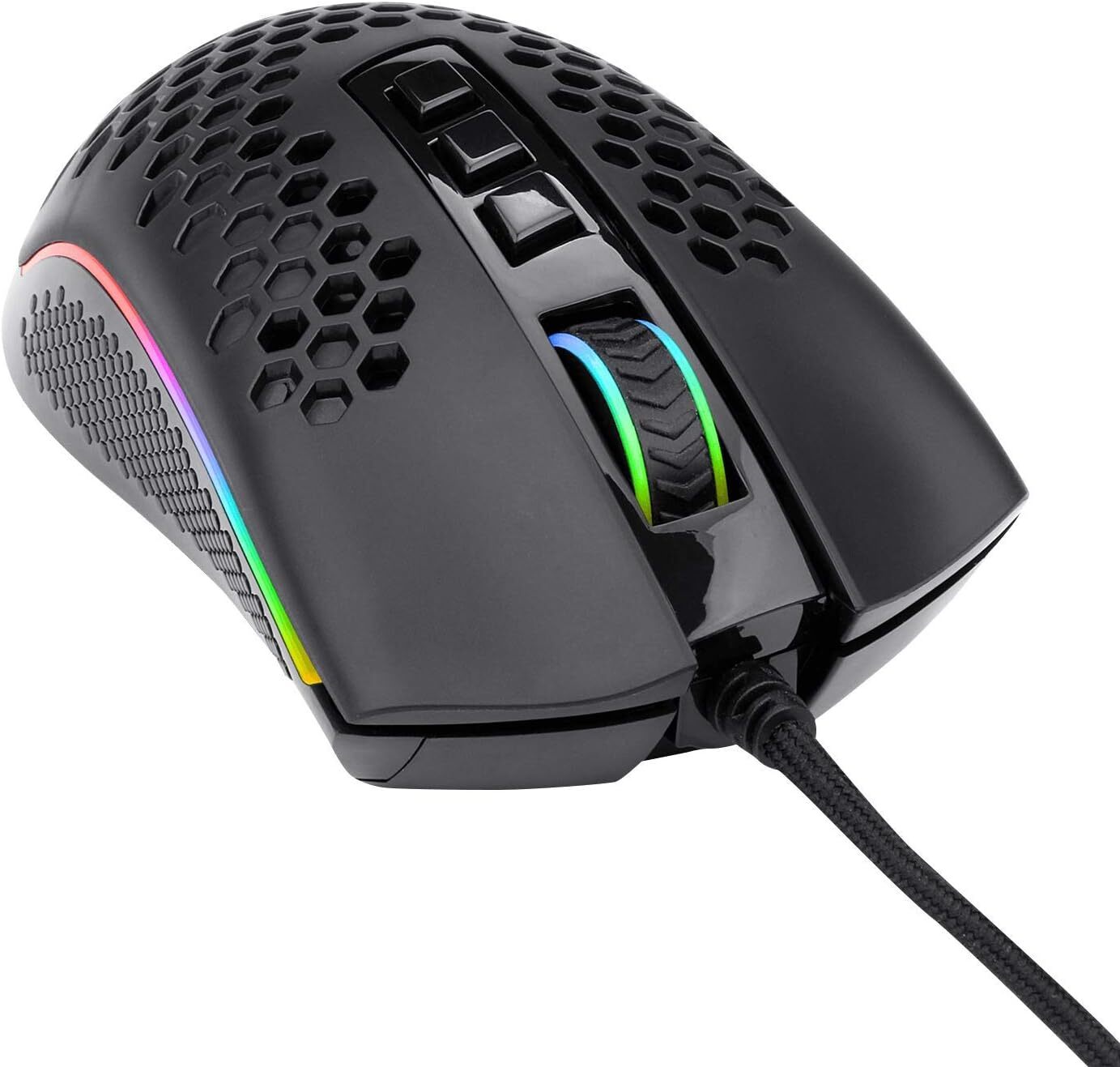 موس Redragon Storm Elite M988 با کابل انعطافپذیر و طراحی Honeycomb سبک