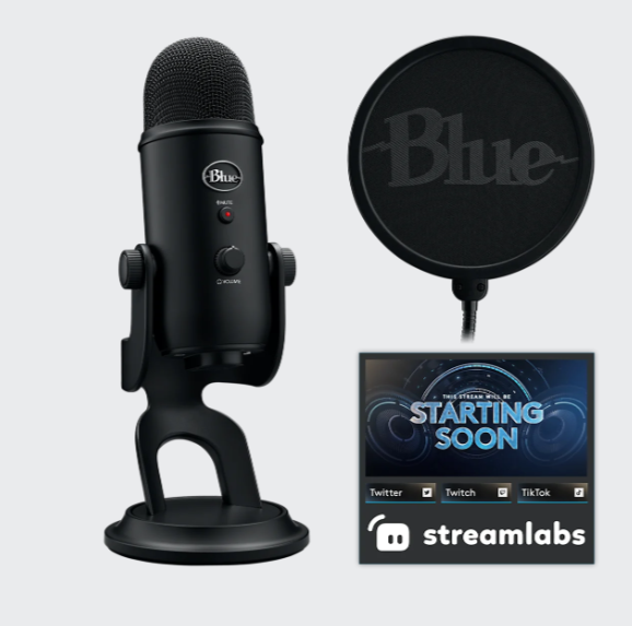 میکرفون لاجیتک Logitech Blue YETI - Game Streaming Kit | لاکچری لپ تاپ