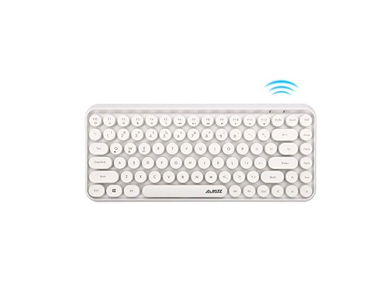  کیبورد بلوتوثی Ajazz 308i NACODEX نو رنگ سفید | لاکچری لپ تاپ 