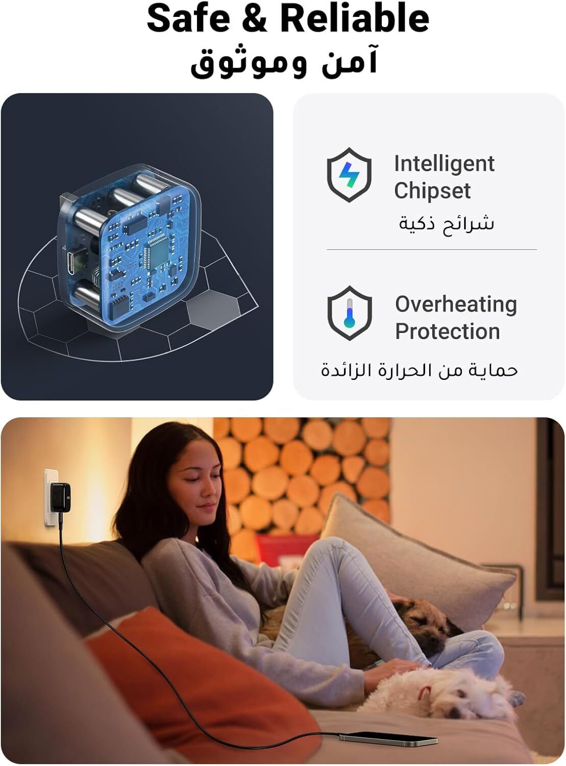  خرید و قیمت شارژ 20 وات یوگرین UGREEN CD137 - 50339 Fast Charger | لاکچری لپ تاپ 