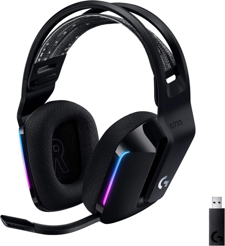 هدست وایرلس لاجیتک Logitech G733 Lightspeed | اکبند ارجینال | لاکچری لپ تاپ