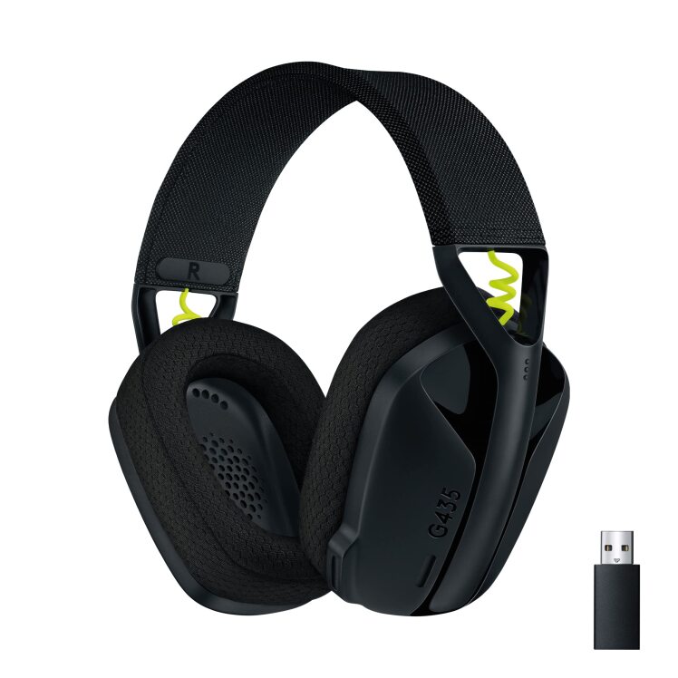 خرید،قیمت و مشخصات فنی هدست وایرلس لاجیتک Logitech G435 | لاکچری لپ تاپ