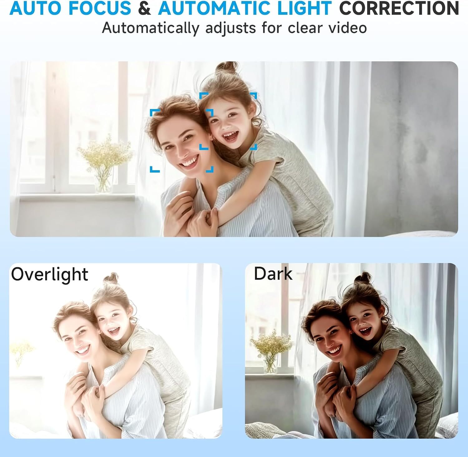 وب کم AOC AC130 4K مجهز به میکروفون داخلی با قابلیت کاهش نویز صدا کپی متن
