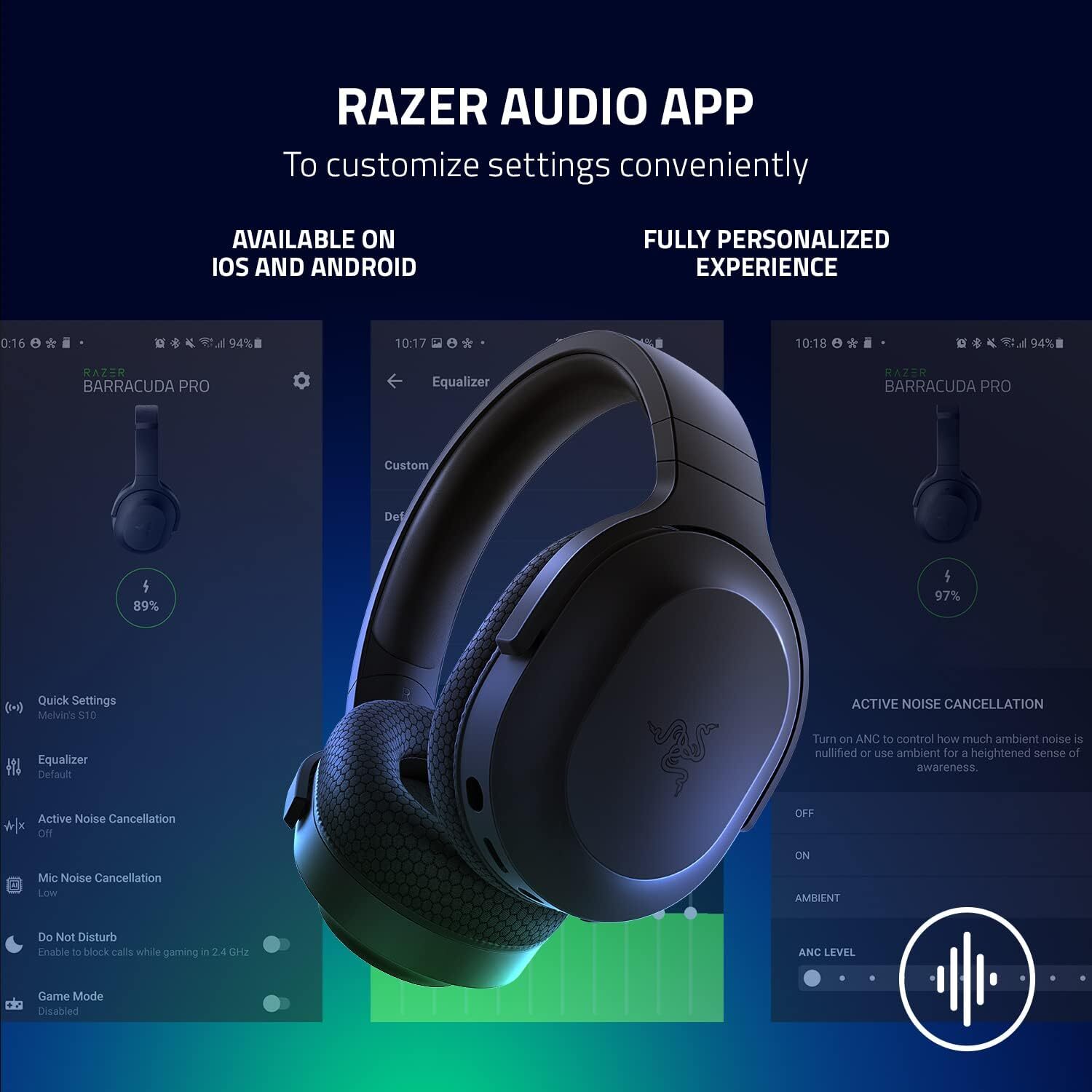  خرید،قیمت و مشخصات هدست بلوتوثی و دانگل دار ریزر RAZER Barracuda X | لاکچری لپ تاپ 