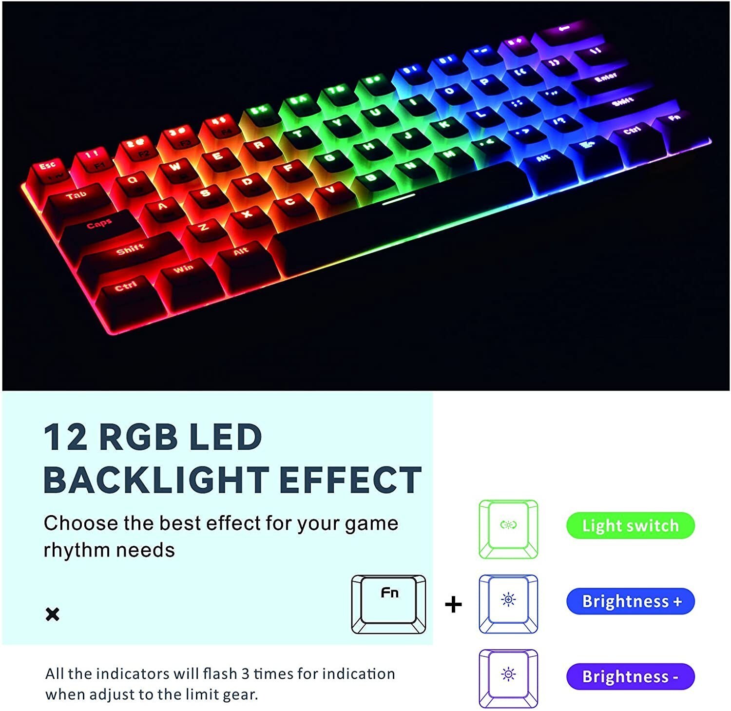  خرید،قیمت کیبورد گیمینگ مکانیکال RGB برند BAYTION مدل BK002 رنگ سفید جذاب | لاکچری لپ تاپ 