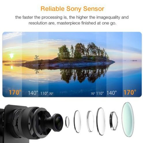  خرید دوربین اکشن 4k ضدآب apeman A80 