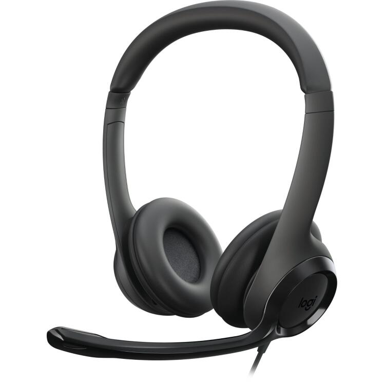 هدست لاجیتک Logitech H390 - مشکی ارجینال آکبند | لاکچری لپ تاپ
