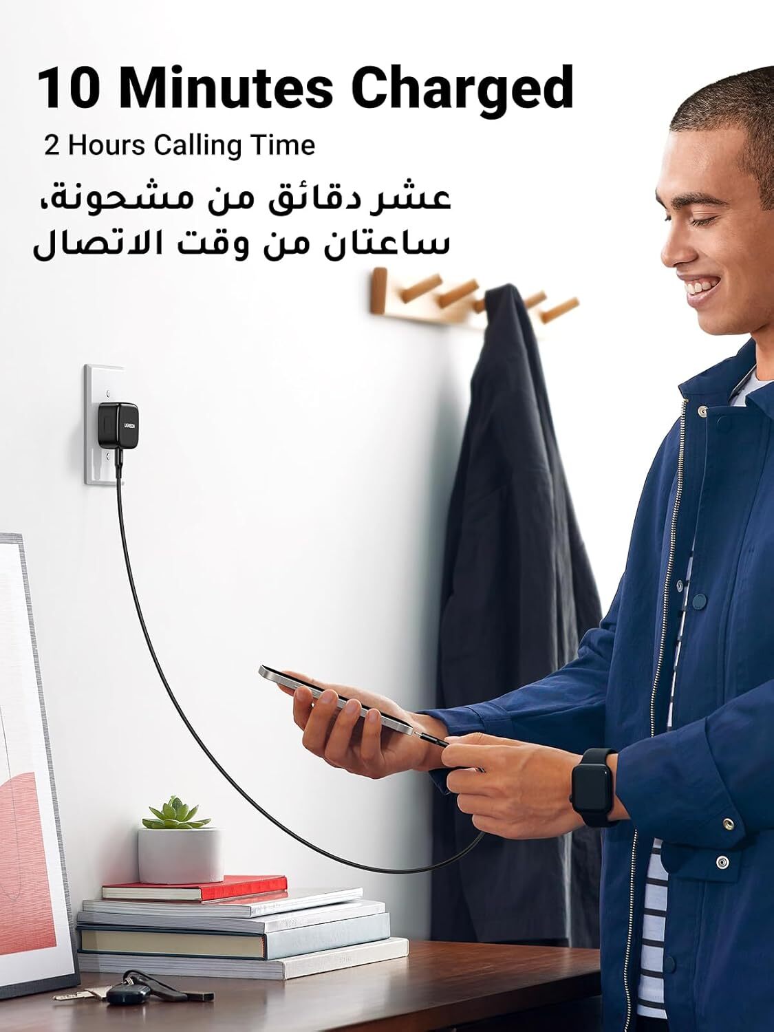  خرید و قیمت شارژر UGREEN CD137 PD20W Fast Charger | لاکچری لپ تاپ 