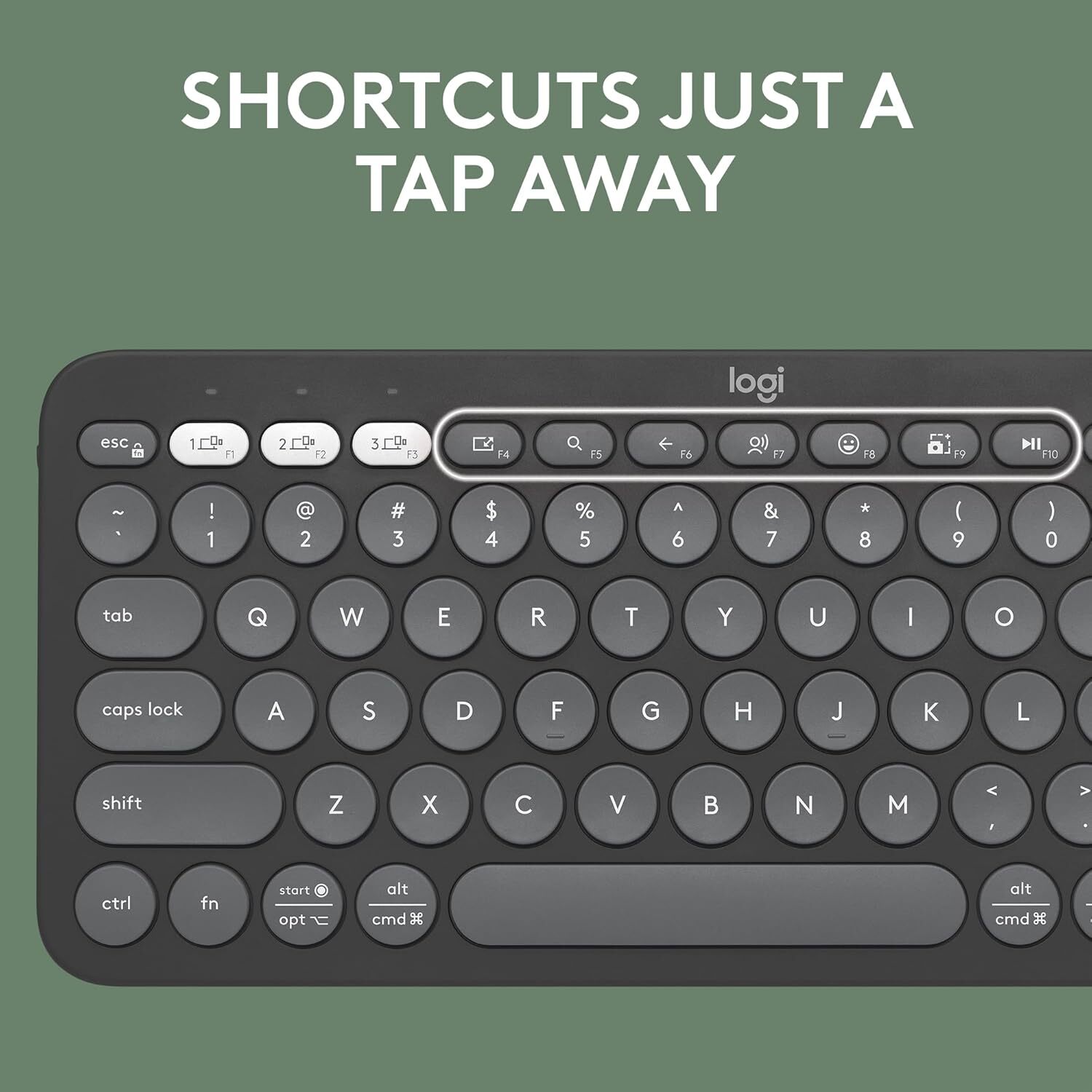  Logitech Pebble Keys 2 K380s, Multi-Device | لاکچری لپ تاپ 