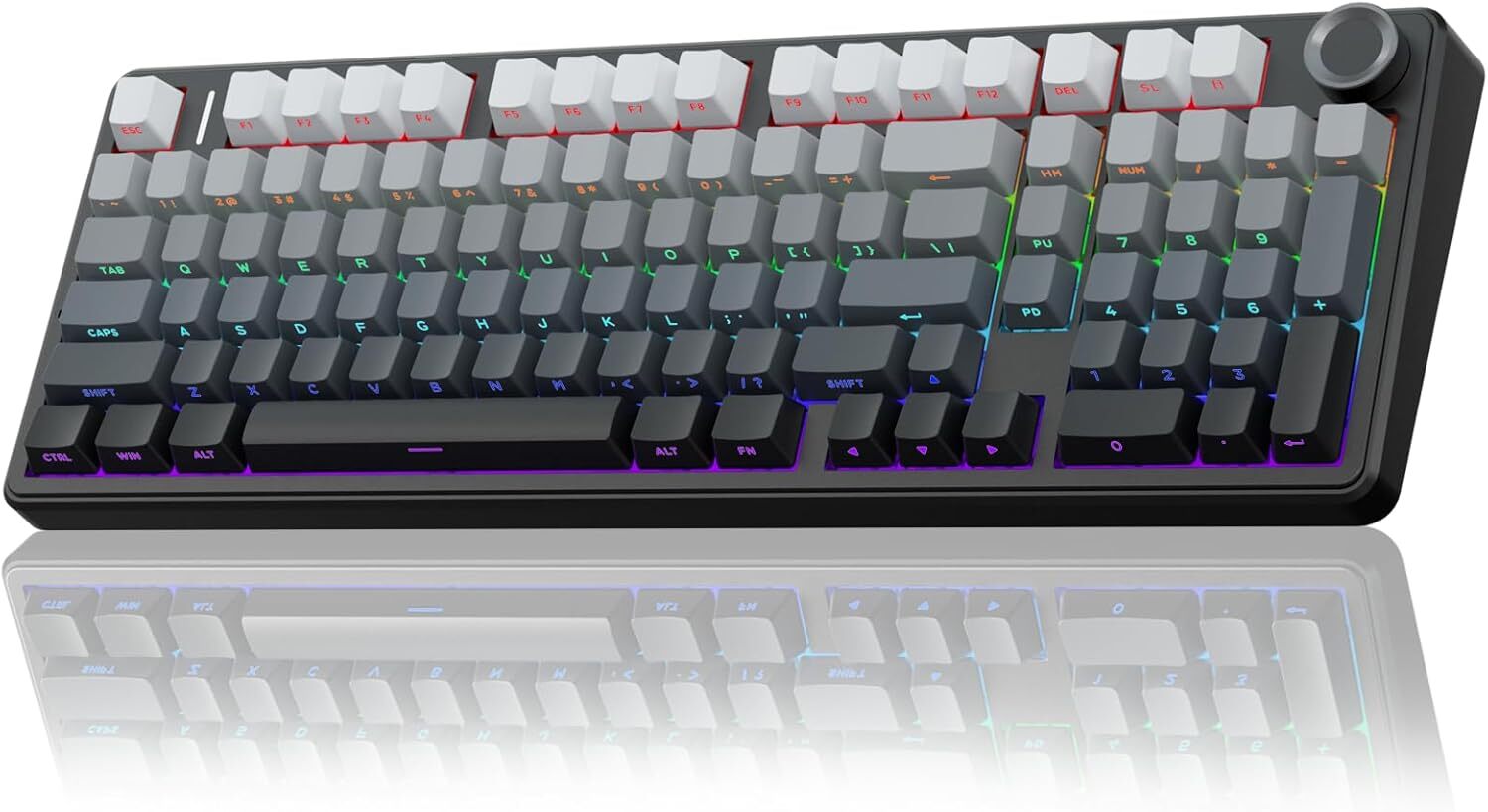  کیبورد مکانیکال گیمینگ AULA F99 Pro با نورپردازی RGB و طراحی فشرده 