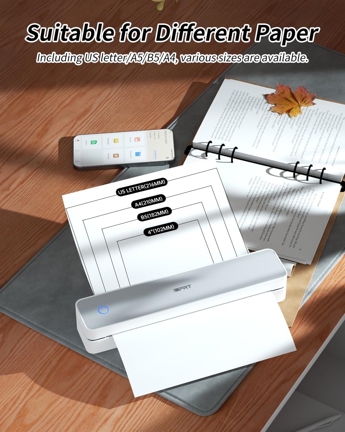  پرینتر جیبی iDPRT MT610 Pro با باتری 2000 میلی‌آمپرساعت برای چاپ در سفر 