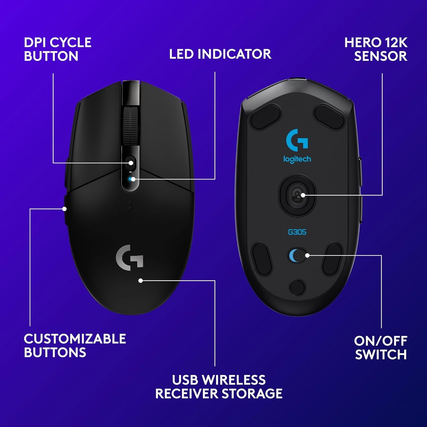 قیمت موس لاجیتک Logitech G305 - لاکچری لپ تاپ 