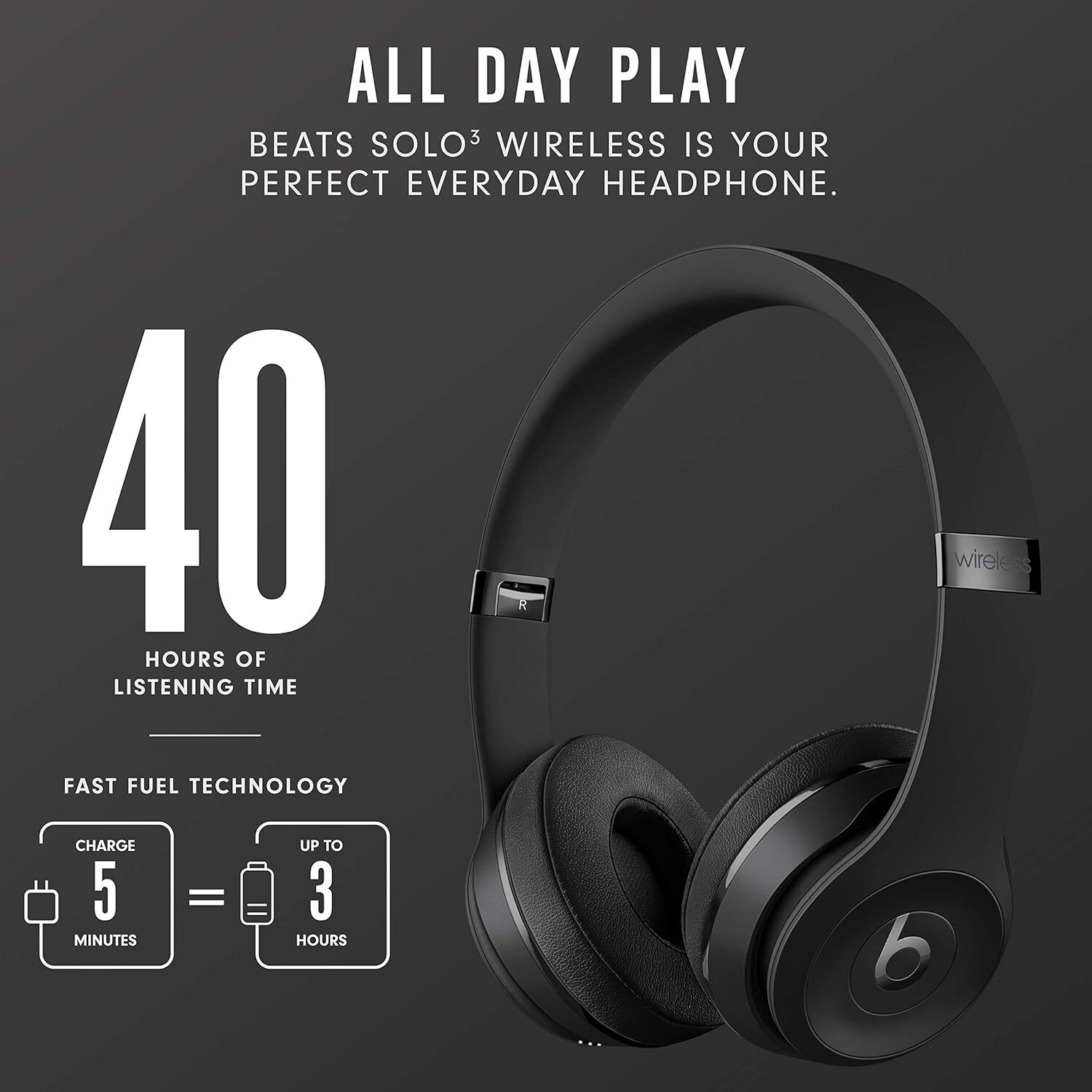  قیمت و خرید هدفون Beats Solo 3 مشکی | لاکچری لپ تاپ 