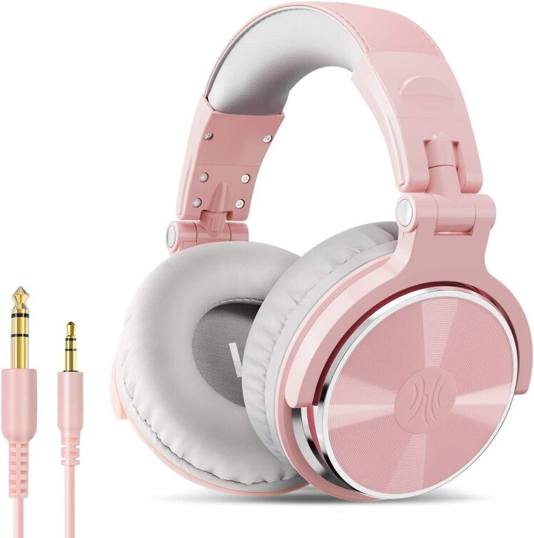 خرید و قیمت هدفون OneOdio Pro 10 صورتی خاکستری PInk | لاکچری لپ تاپ