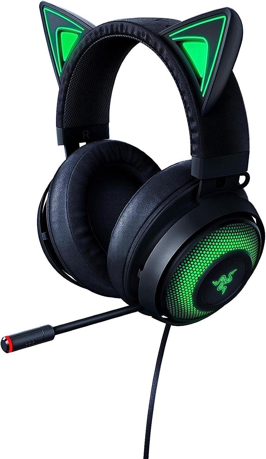  هدست ریزر Razer Kraken Kitty Edition Quartz ارجینال رنگ مشکی | لاکچری لپ تاپ 