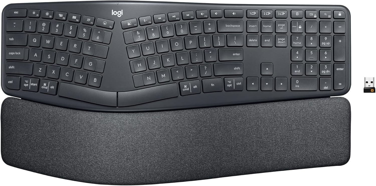 کیبورد وایرلس لاجیتک Logitech ERGO K860 آکبند | لاکچری لپ تاپ