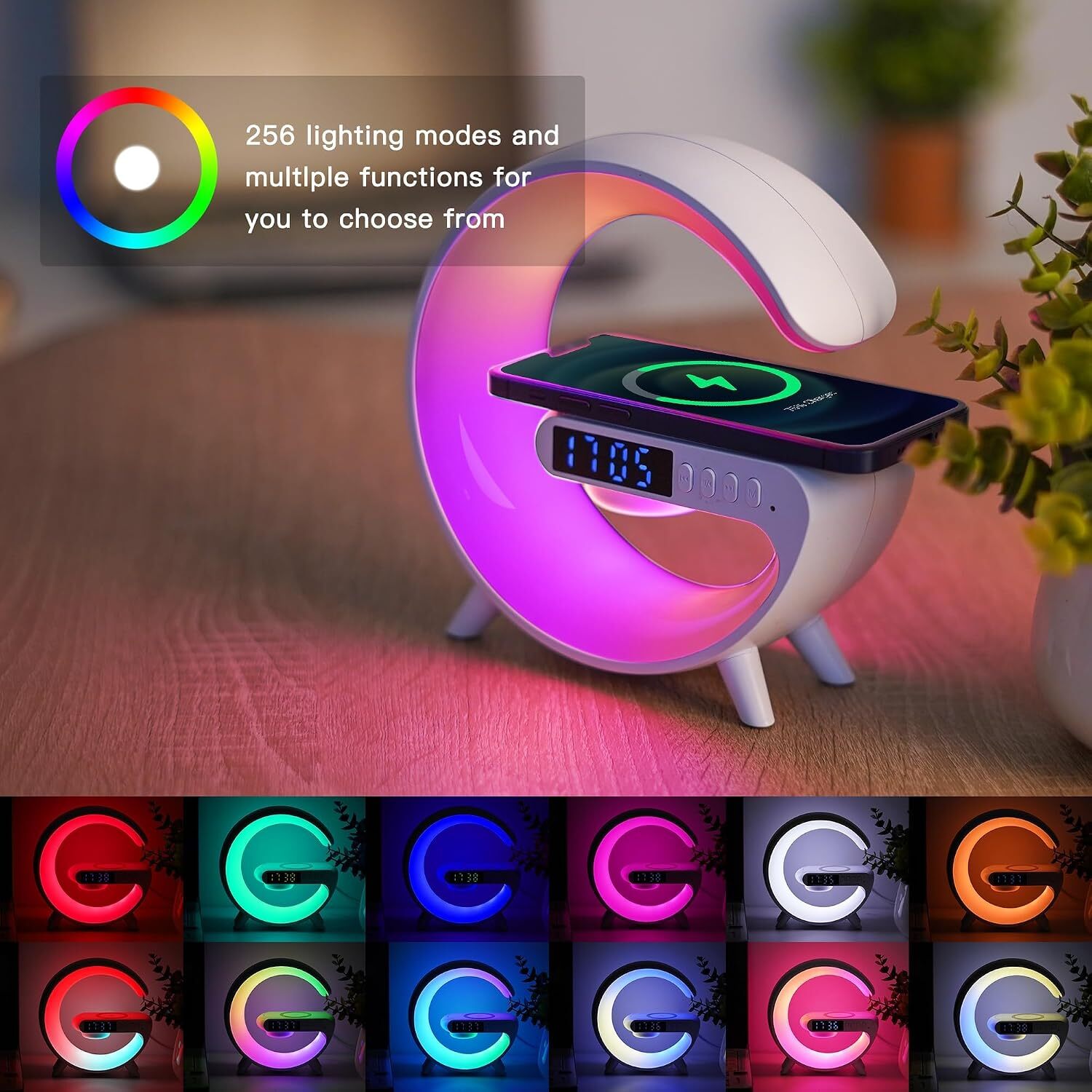  اسپیکر بلوتوثی Domigard Machined G RGB با قابلیت پخش موسیقی و صدای شفاف 