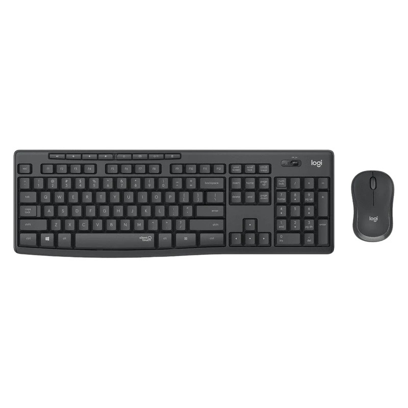  موس و کیبورد لاجیتک Logitech Silent Wireless Combo MK295 آکبند رنگ مشکی 