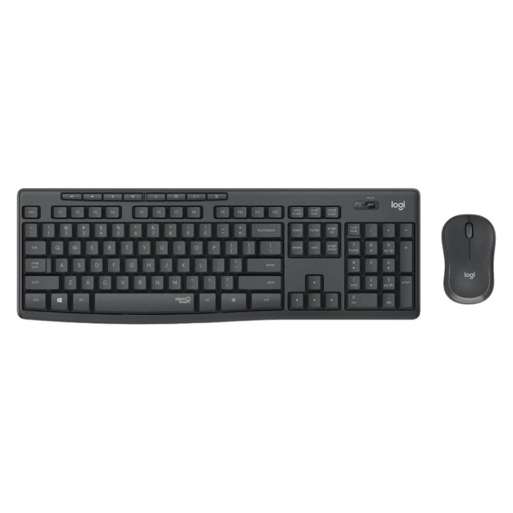 موس و کیبورد لاجیتک Logitech Silent Wireless Combo MK295 آکبند رنگ مشکی 