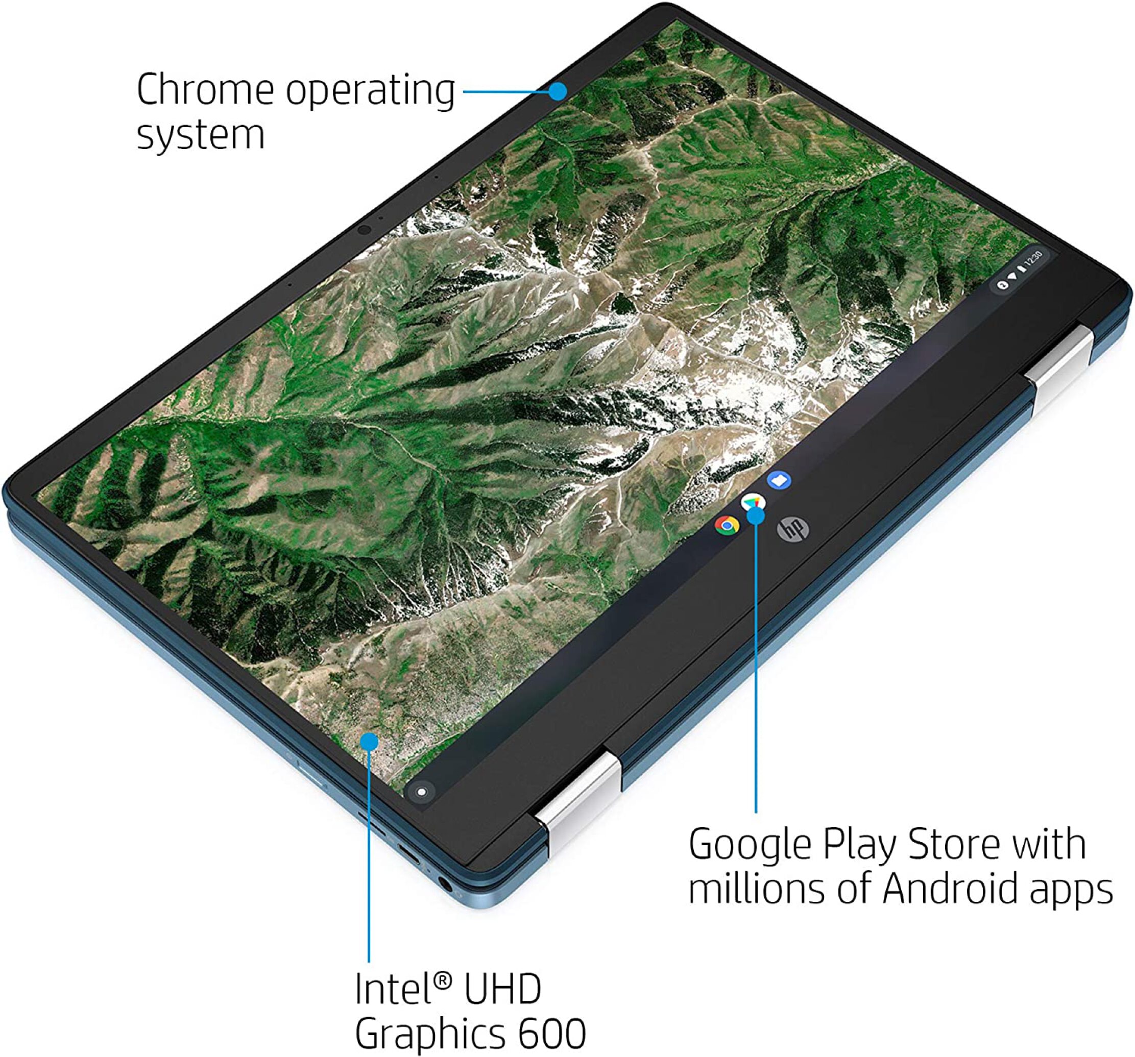  HP ChromeBook x360 14b-cb0097nr - Pentium N6000 | لاکچری لپ تاپ 