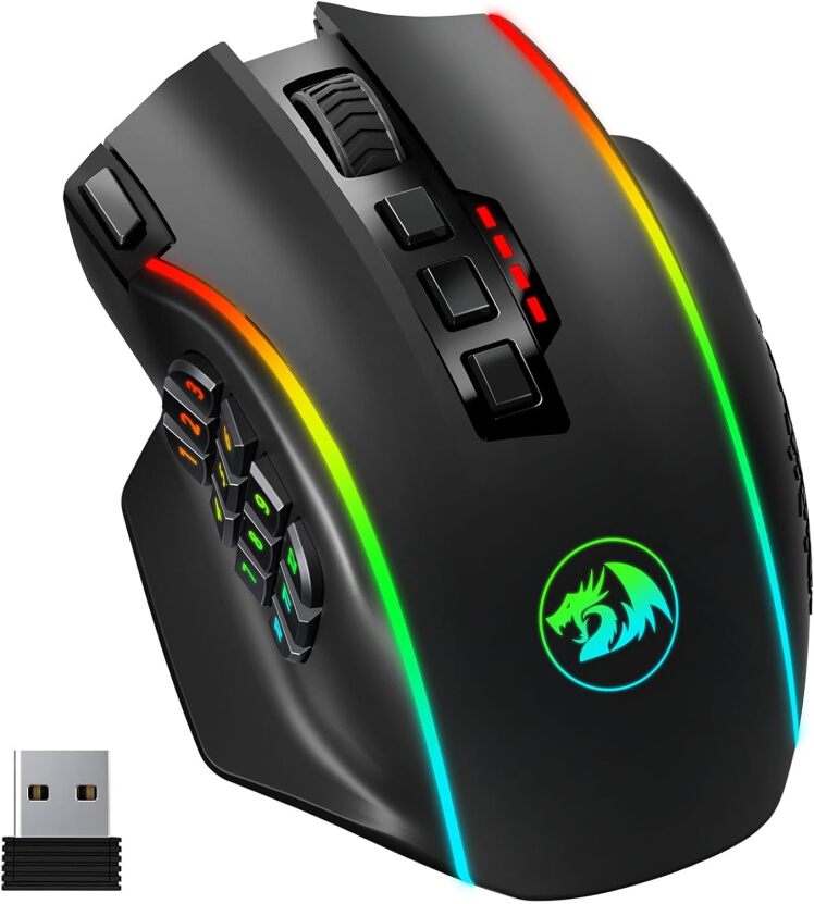 ماوس گیمینگ ردراگون REDRAGON M901P-KS با دقت 16000 DPI و نورپردازی RGB