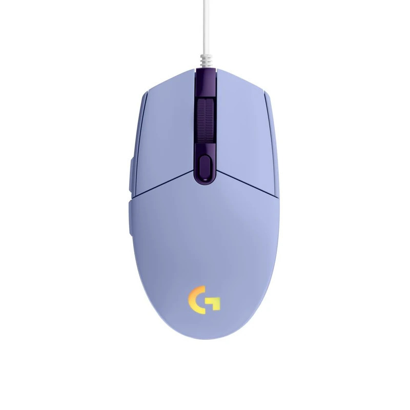  خرید و قیمت موس گیمینگ Logitech G203 رنگ بنفش | لاکچری لپ تاپ 