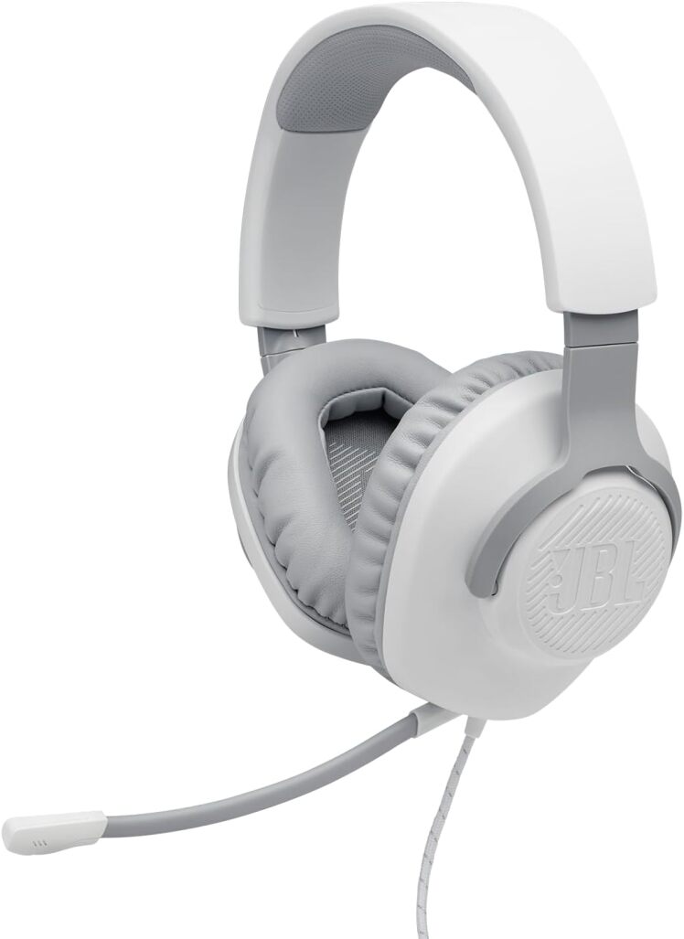 هدست جی بی ال JBL Quantum 100 سفید - ارجینال آکبند | لاکچری لپ تاپ