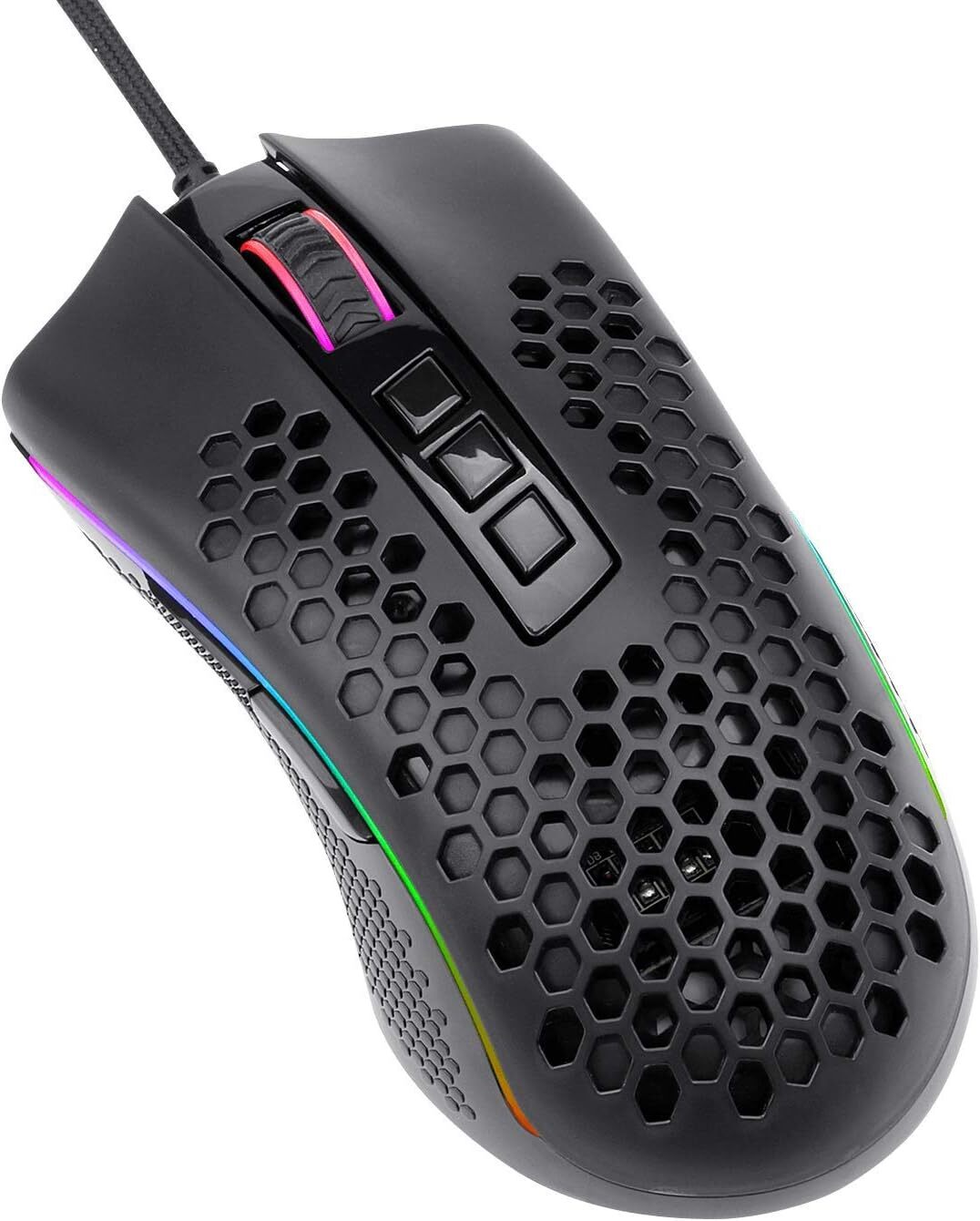 طراحی سبک و ارگونومیک موس سیمی گیمینگ Redragon Storm Elite M988