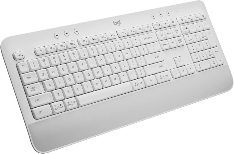 کیبورد وایرلس لاجیتک Logitech Signature K650 سفید | لاکچری لپ تاپ