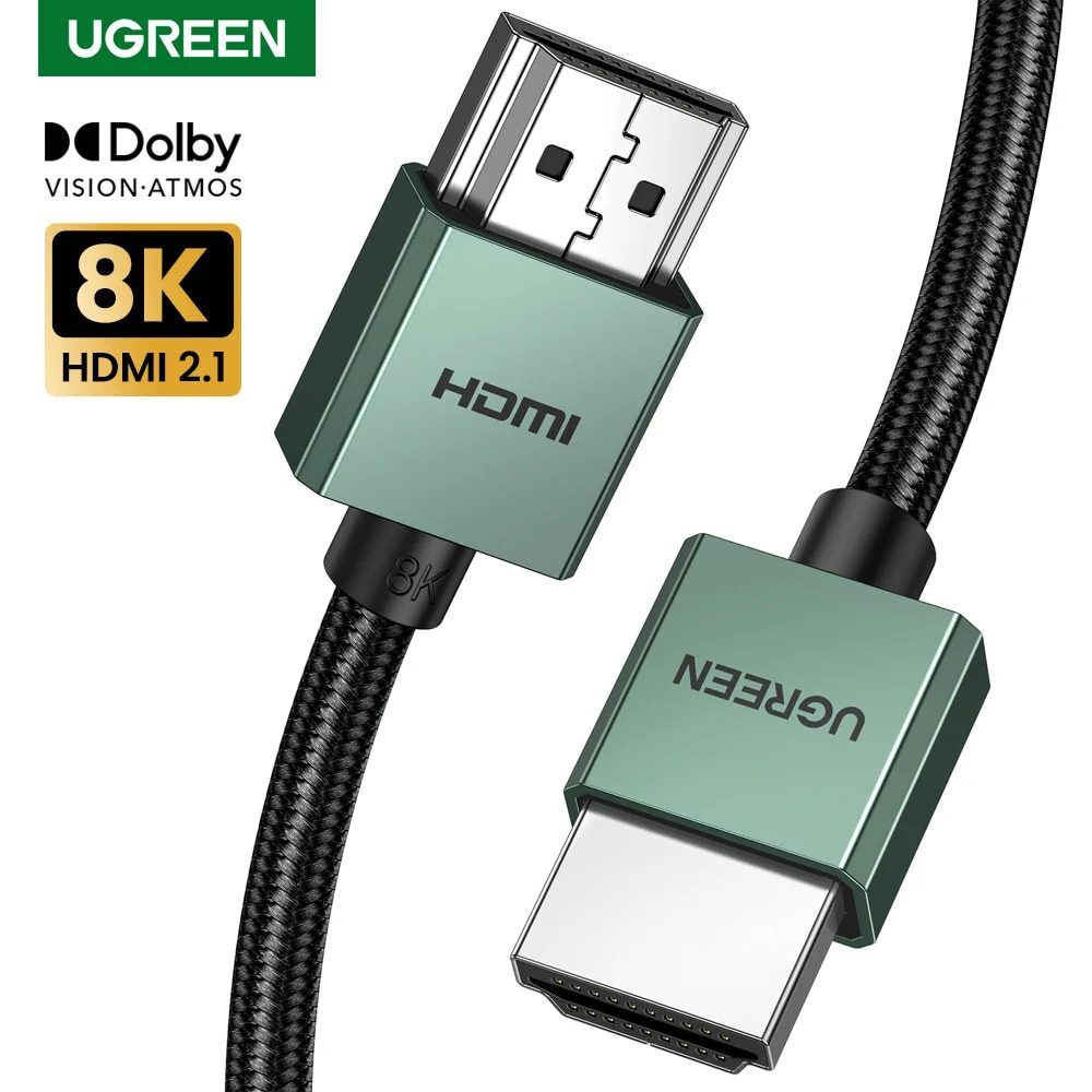  کابل حرفه ای HDMI 8K یوگرین UGREEN HD155 - دو متر | لاکچری لپ تاپ 