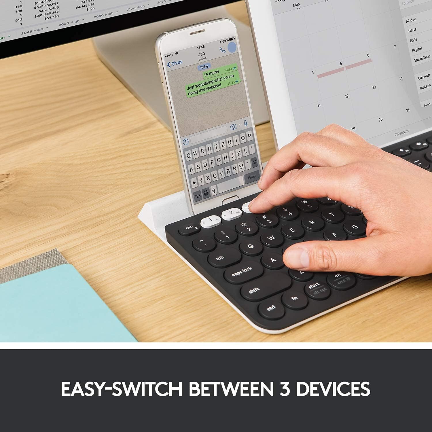  Logitech K780 Multi-Device Wireless Keyboard | لاکچری لپ تاپ 