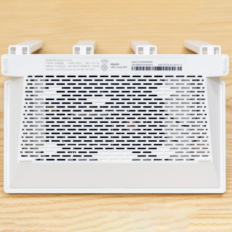 نمای پشت روتر AX3000T با درگاه WAN و LAN گیگابیت